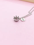 Silver Crown Necklace, N5597A