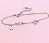 Arrow Bracelet, Guardian Angel Wing Bracelet,, Arrow Wing Heart Charm, Personalized Gift, N1273