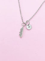 Silver Cruise Ship Charm Necklace, N368