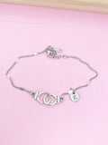 Silver Freedom Handcuff Bracelet, N1483B