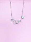 Silver Handcuff Freedom Charm Necklace, N1483BD