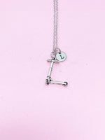 Silver Scooter Charm Necklace, N1789A