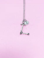 Silver Scooter Charm Necklace, N1789A