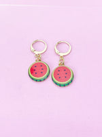 Watermelon Earrings in Gold, N2833A