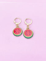 Watermelon Earrings in Gold, N2833A