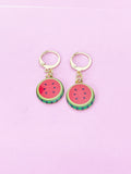 Watermelon Earrings in Gold, N2833A