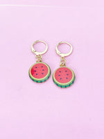 Watermelon Earrings in Gold, N2833A