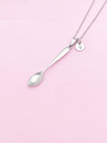 Stainless Steel Kitchen Utensil Spoon Necklace, Personalized Gift, N4192