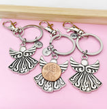 Angel Gift, Guardian Angel Keychain, Good Luck Charm, Memorial, Condolences, New Beginnings Gift, Personalized Gift, Guardian Angel, N3083