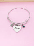 Mima Bracelet Stainless Steel Mima Jewelry, Best Christmas Gifts for Mima, D123