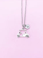 Golf Cart Necklace, Car, Golfer Necklace Gift, N4359