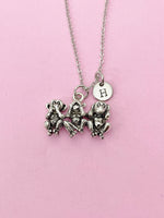 Three Monkeys Charm Necklace, N4375