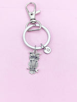Silver Owl Charm Keychain, AN2118