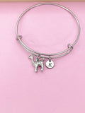 Silver Llama Bracelet, Llama Charm, Animal Charm, Alpaca Bracelet, Alpaca Charm, CN117