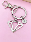 Silver Diamond Shaped Keychain, N116A