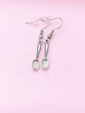 Silver Kitchen Utensil Spoon Charm Earrings, N1564