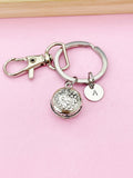 Silver Hamburger Keychain, Hamburger Charm, Burger Jewelry, Junk Food, Foodie Gift, Personalized Gift, Christmas Gift, N721A