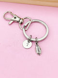 Football Keychain in Silver, Necklace and Bracelet in Option, N33A