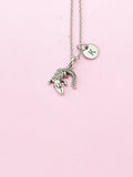 Silver Alligator Necklace, Crocodile Necklace, Conservationist Gifts, N5400