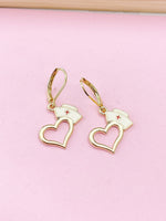 Gold Heart Nurse Cap Earrings, Best Christmas Gift for Medical School Doctor Nurse Student Gifts, N1502A