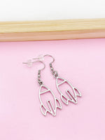 Rocket Earrings Birthday's Gifts, Stainless Steel Hook Earings, N2743A