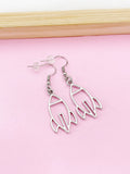 Rocket Earrings Birthday's Gifts, Stainless Steel Hook Earings, N2743A