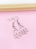 Rocket Earrings Birthday's Gifts, Stainless Steel Hook Earings, N2743A