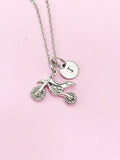 Silver Motorcycle Charm Necklace, N3589