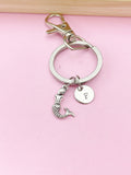 Silver Mermaid Charm Keychain, N5695