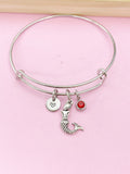 Silver Mermaid Charm Bracelet, Best Christmas Gift for Daughter, N5695A