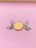 Silver Mermaid Charm Bracelet, Best Christmas Gift for Daughter, N5695A