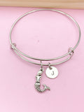 Silver Mermaid Charm Bracelet, Best Christmas Gift for Granddaughter, N5695B