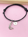 Silver Mermaid Charm Bracelet, Best Christmas Gift for Best Friends, N5695C