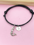 Silver Mermaid Charm Bracelet, Best Christmas Gift for Best Friends, N5695C