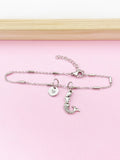 Silver Mermaid Charm Bracelet, Christmas Gift for Mermaid Girl, N5695E