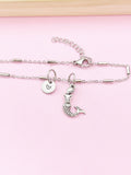 Silver Mermaid Charm Bracelet, Christmas Gift for Mermaid Girl, N5695E