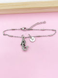 Silver Mermaid Charm Bracelet, Christmas Gift for Girlfriends, N5697B