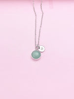 Aventurine Necklace, Green Aventurine Gemstone Jewelry, N3838