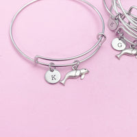 Seal Bracelet, Biologist Gift, Birthday Gift, Personized Initial Bracelet, N5093