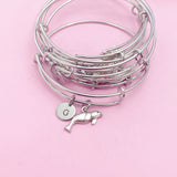 Seal Bracelet, Biologist Gift, Birthday Gift, Personized Initial Bracelet, N5093