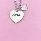 Nino Necklace Stainless Steel Nino Jewelry, Best Seller Christmas Gifts for Nino, D117