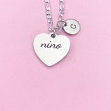 Nino Necklace Stainless Steel Nino Jewelry, Best Seller Christmas Gifts for Nino, D117