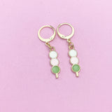 Gold Mochi Dango Earrings, N2943