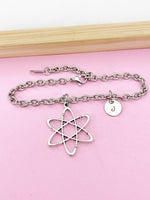 Silver Atom Charm Bracelet, N1499A