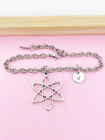 Silver Atom Charm Bracelet, N1499A