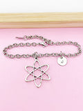 Silver Atom Charm Bracelet, N1499A