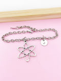 Silver Atom Charm Bracelet, N1499A