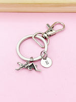 Silver Grasshopper Charm Keychain, Grasshopper Charm, Animal Insect Charm, Bug Charm, Personalized Gifts, Best Friend Gifts, N309A