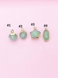 Green Aventurine Necklace, Natural Gemstone Jewelry N4261