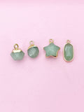 Green Aventurine Necklace, Natural Gemstone Jewelry N4261